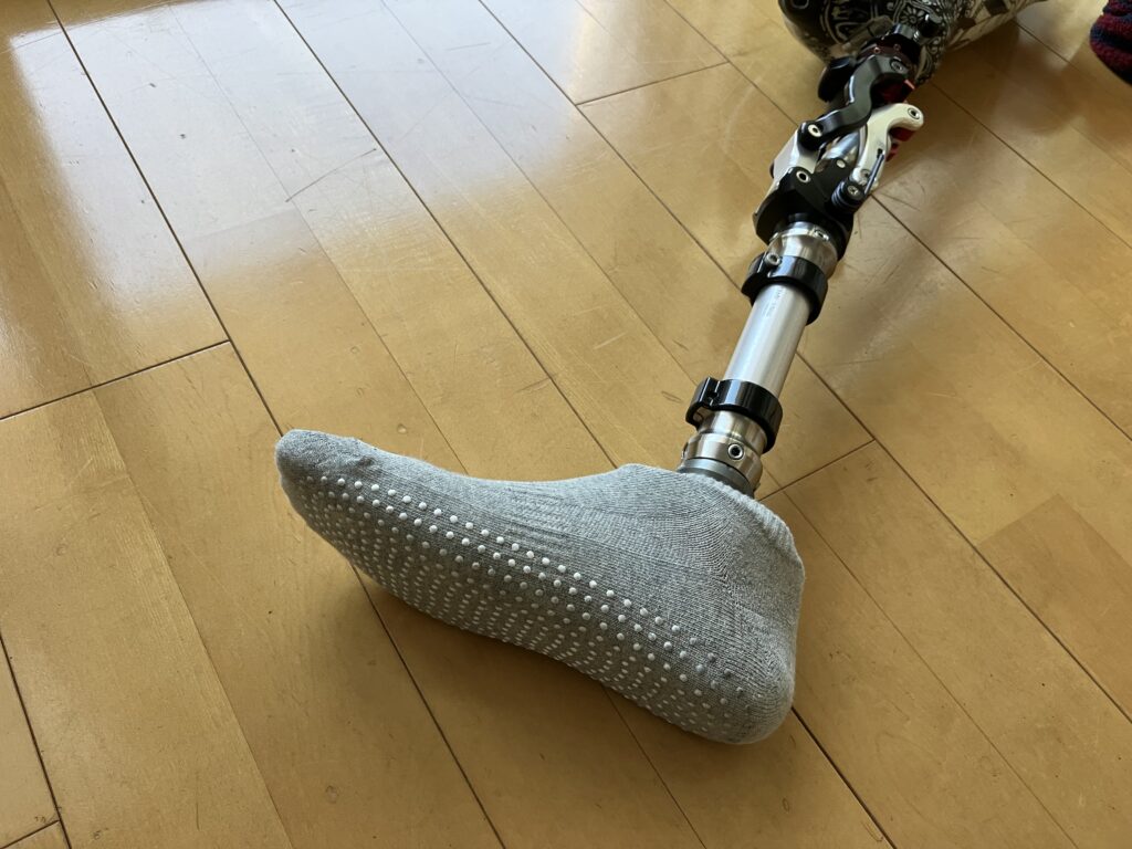 滑り止め付き靴下