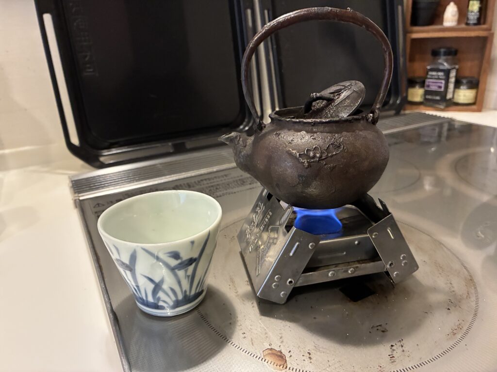 煎茶を沸かす