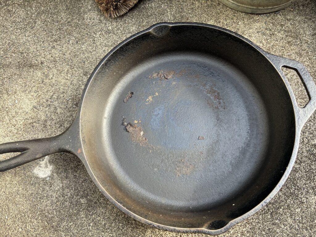 スキレットの汚れ