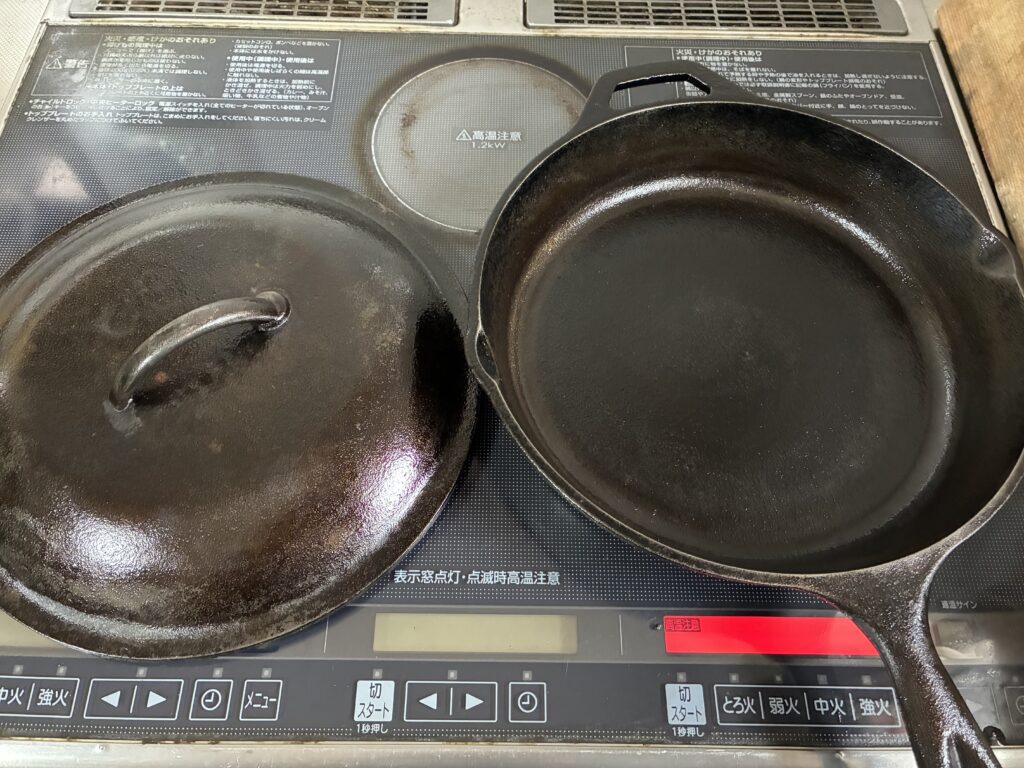 スキレット手入れ完了