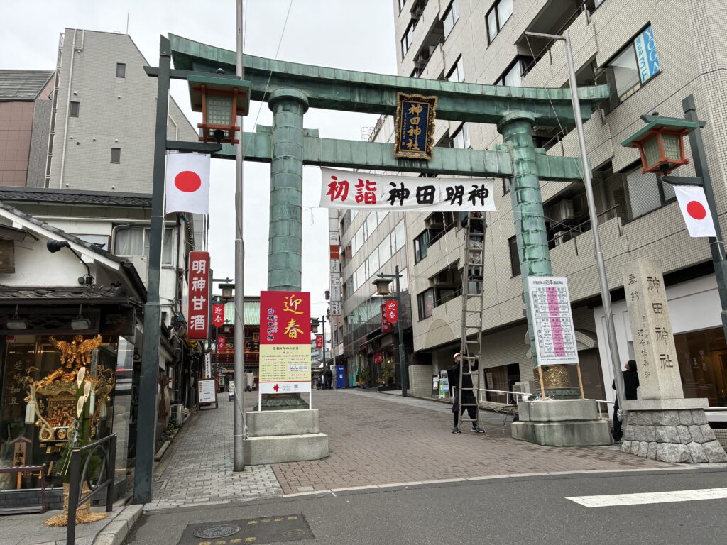 神田明神の鳥居