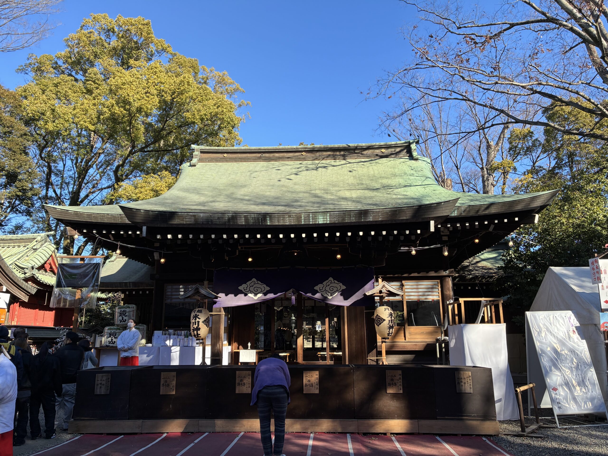 川越氷川神社の拝殿