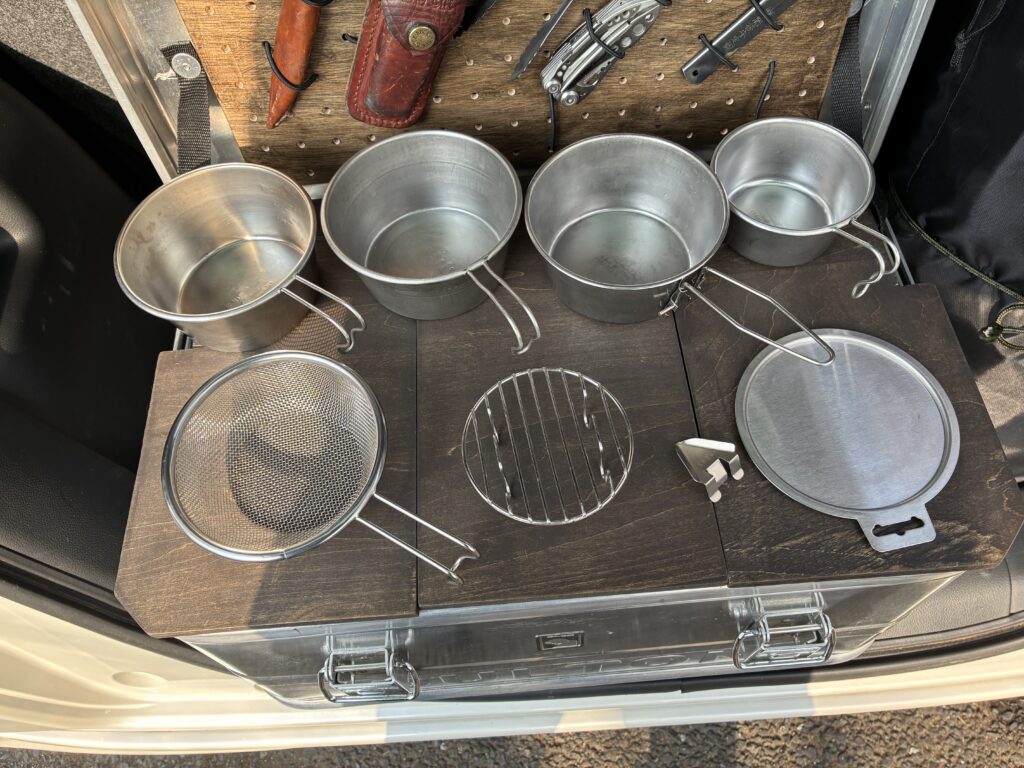 ロッキーカップとザル、網、注ぎ口、フタ