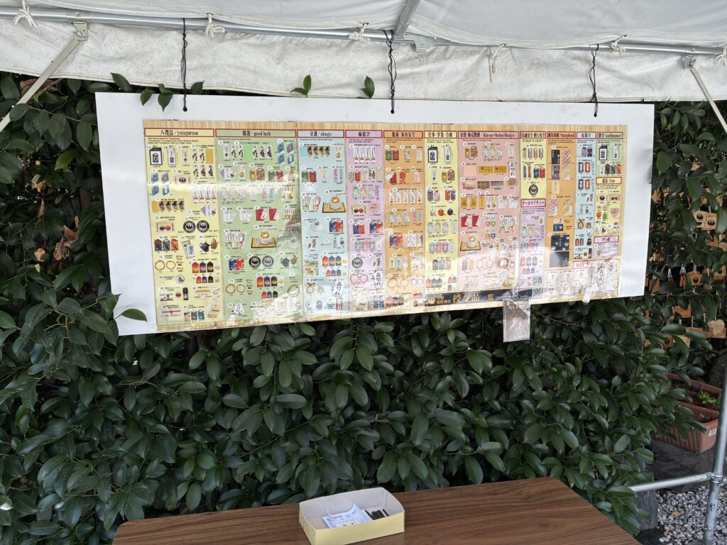 多種多様なお守り